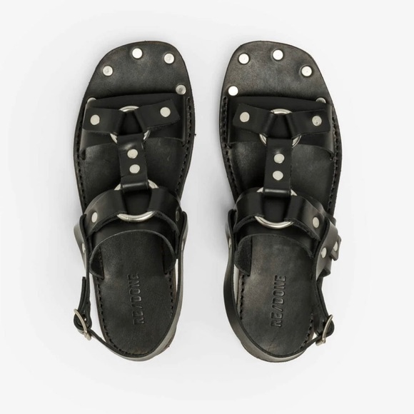 New RE/DONE 70s Tire Tread Sandals - Picture 4 of 16